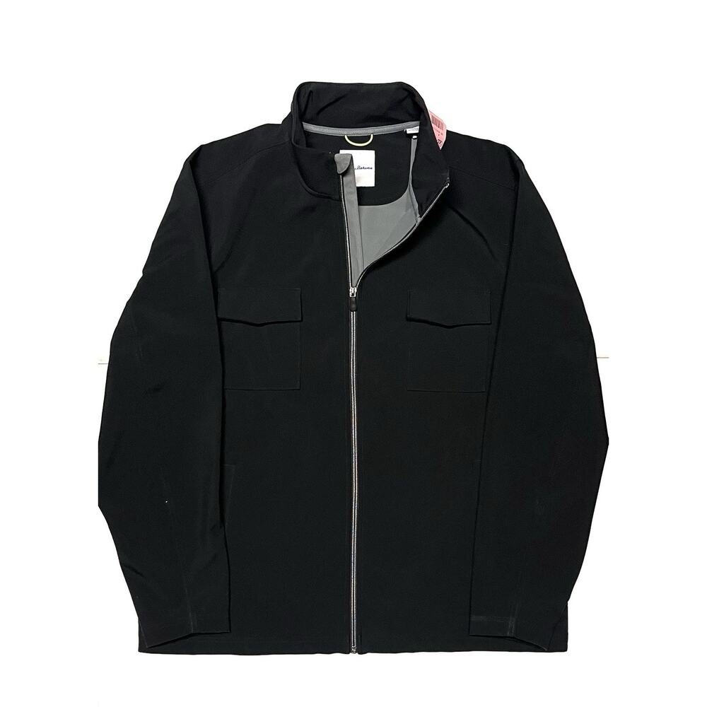 Tommy Bahama Mens Baybreaker Full Zip Jacket Black XL - Great Condition